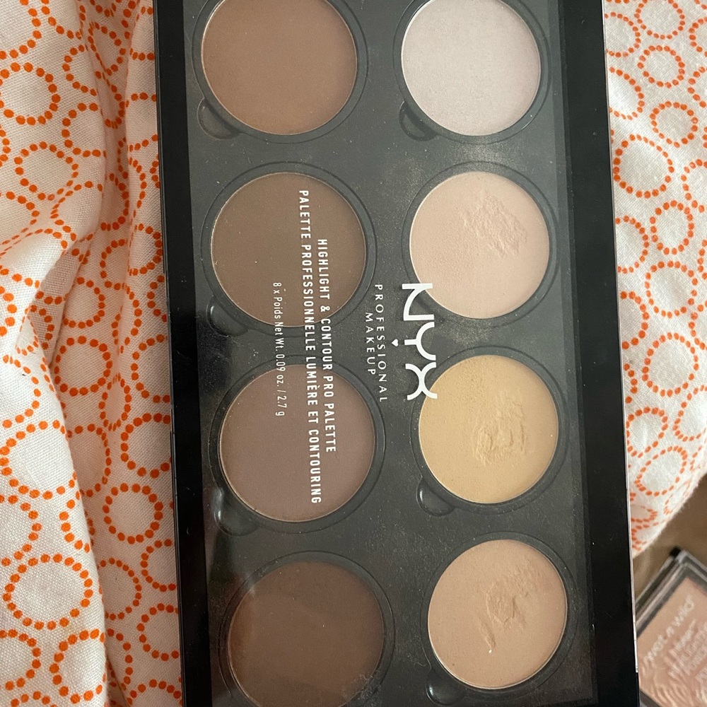 NYX highlight and contour palette